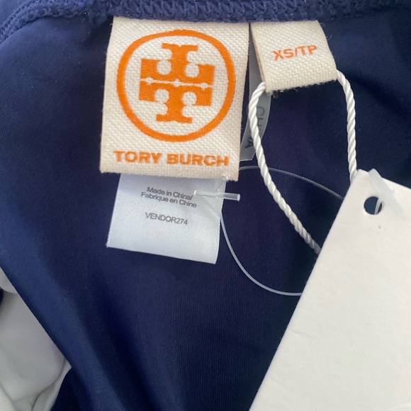 Nwt Tory Birch Two-Tone One Piece Swimsuit - Picture 4 of 9